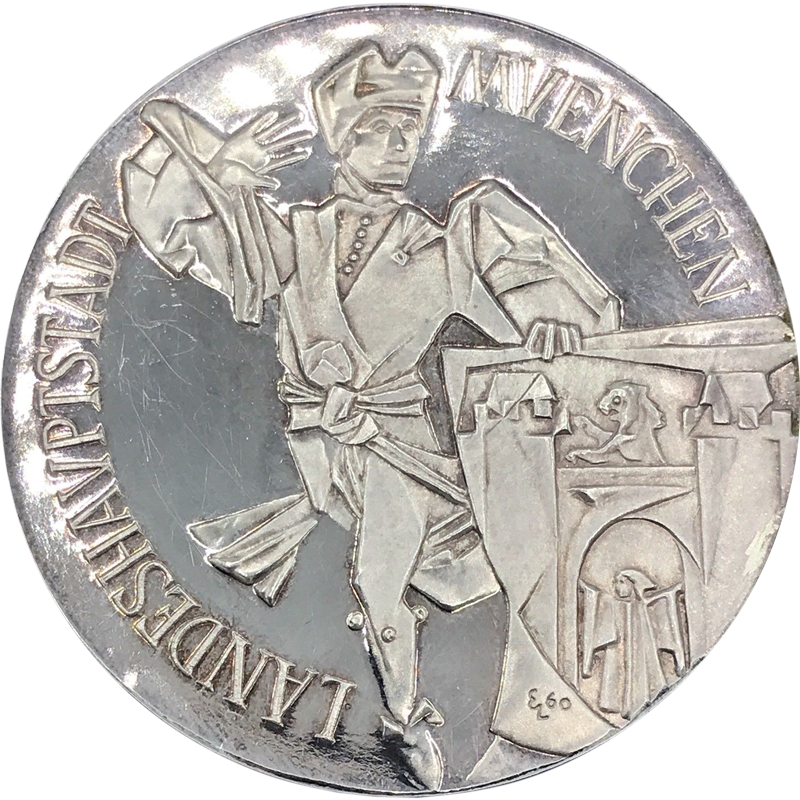Medaille „München leuchtet“ in Silber